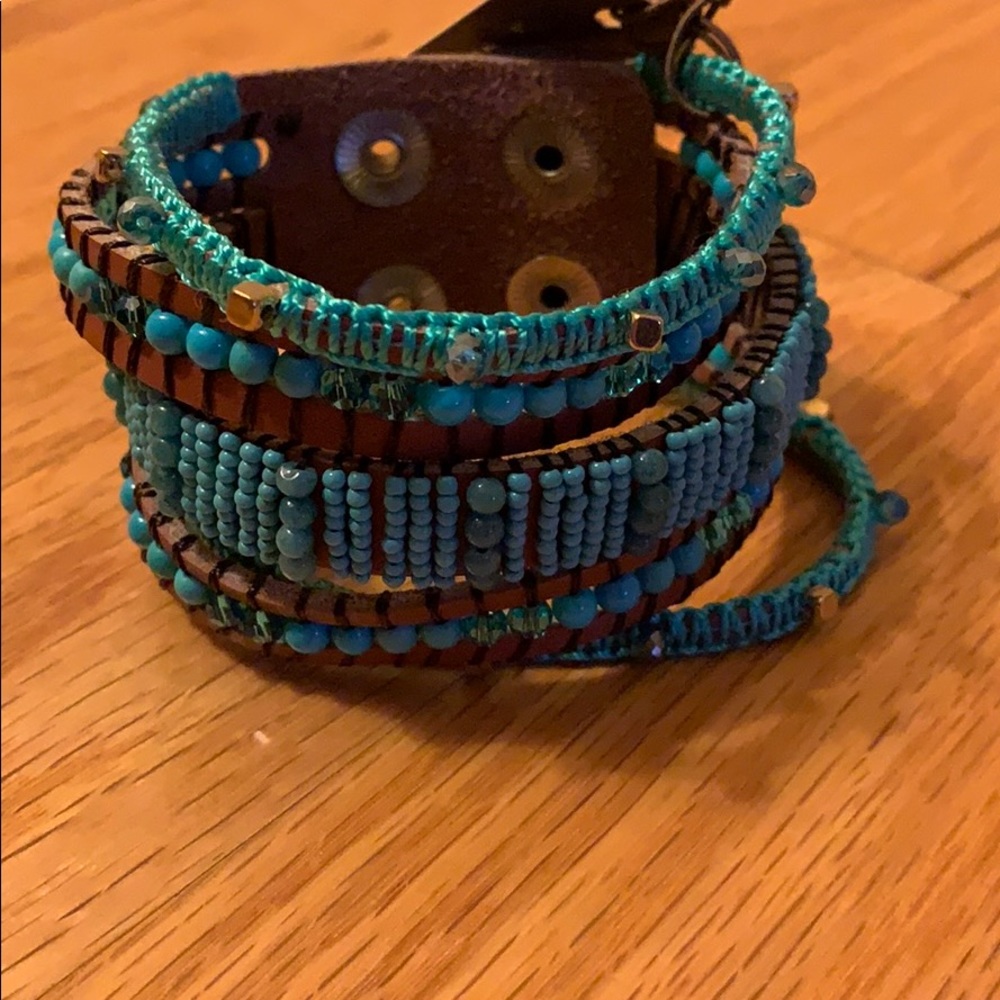 Leather bracelet